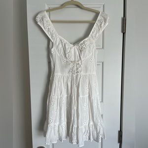 Sabo skirt white dress
